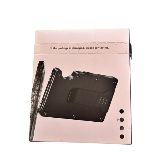 TIGERSTONE Minimalist Slim Metal Wallet Men RFID Blocking Holds 20 Cards Blue - Picture 2 of 8